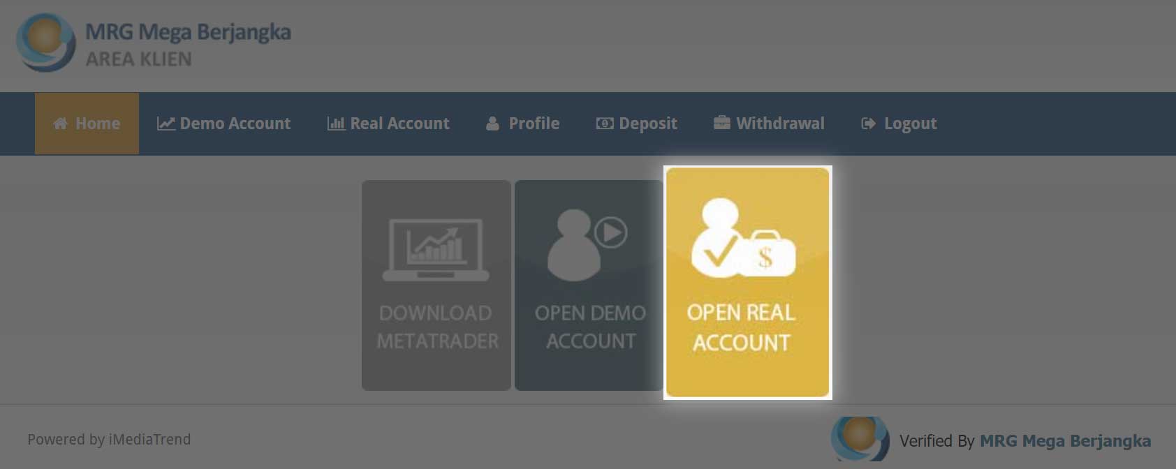 Open Real Account Open Real Account