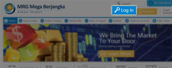 Login ke IMS MRG Mega Berjangka